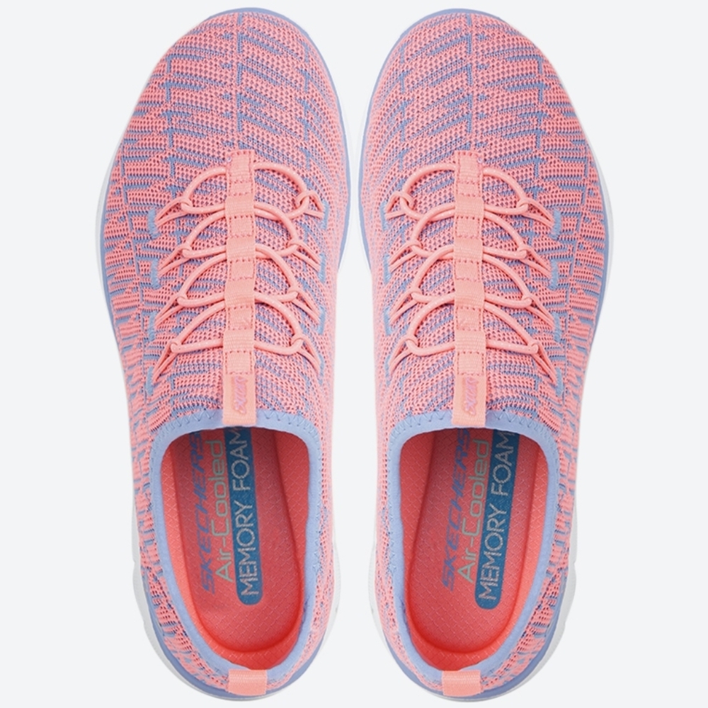 Skechers Women's Vibrant Pink and Blue Sneakers